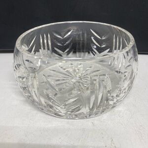 Waterford Crystal Glencar Round Bowl 6” Clear Glass